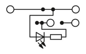 Phoenix Contact Initiatoren-/Aktorenklemme 0,14-1,5qmm, grau PTIO1,5/S/3-LED 24GN – Bild 1