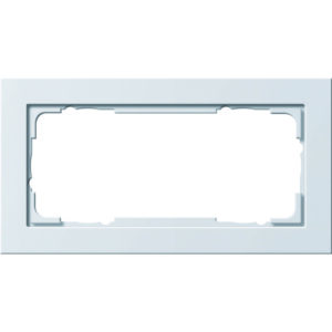 Gira Abdeckrahmen 2-fach Reinweiß E2 100222 – Bild 1