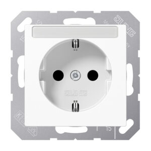 Jung SCHUKO-Steckdose 16A 250V mit Berührungsschutz A 1520 BFKINA WW – Bild 1