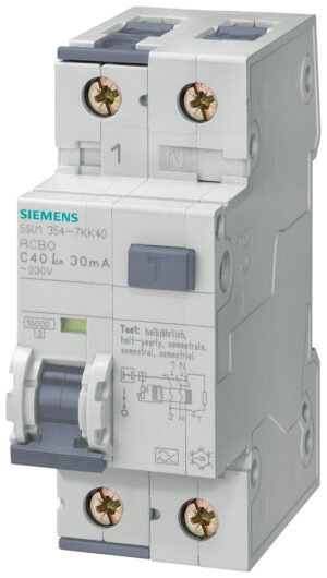 Siemens FI/LS-Schalter Typ A, 30mA, C13 5SU1354-7KK13 – Bild 1