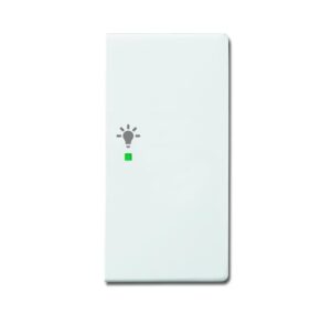 Busch-Jaeger Wippe 2-f re, Symbol Licht studioweiß 6231-22-84 – Bild 1