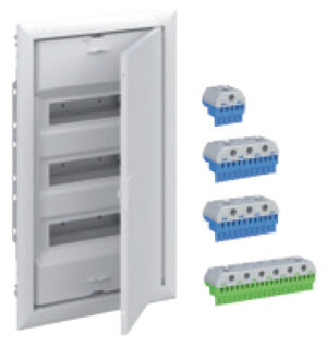 Striebel & John UK636N3 Verteiler-UP 36PLE IP30 mit Tür 3-reihig – Bild 1