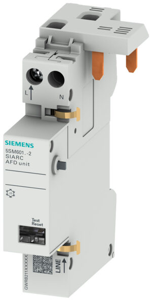 Siemens Brandschutzschalter-Block AFDD, f.LS-Sch.,16A 5SM6011-2 – Bild 1