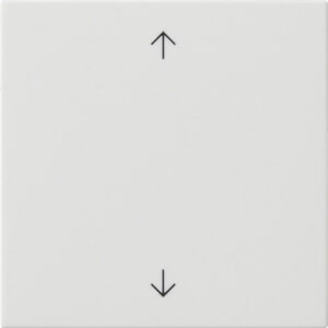 Gira Bedienaufsatz Reinweiß Pfeilsymbole 536103 – Bild 1