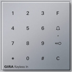 Gira Code Tastatur Aluminium Keyless In 260565 – Bild 1