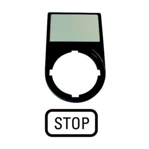 Eaton (Moeller) Tastenzusatzschildträger STOP M22S-ST-GB0 – Bild 1