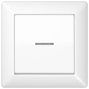 Jung Abdeckung Lichtleiter alpinweiß für Taster AS 590 KO5 WW – Bild 1