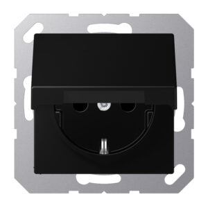 Jung SCHUKO Steckdose mit Klappdeckel A 1520 BFKL SWM – Bild 1