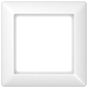 Jung Rahmen 1-fach alpinweiß waage/senkrecht AS 581 WW – Bild 1