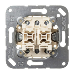 Jung Doppel-Taster 10AX 250V Wechsler 539 U – Bild 1