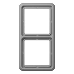 Jung Rahmen 2-fach grau waage/senkrecht CD 582 GR – Bild 1