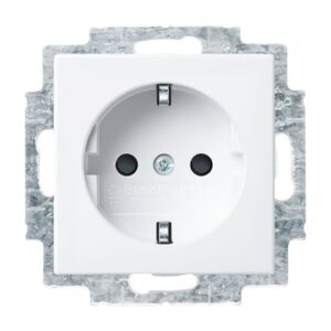 Busch-Jaeger SCHUKO Steckdosen-Einsatz alpinweiß 20 EUCB-914 – Bild 1