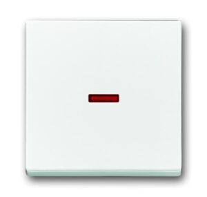 Busch-Jaeger Kontroll-Wippe studioweiß Aus/Wechsel/Kreuz/Taster 1789-84 – Bild 1