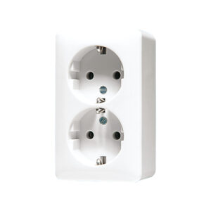 Jung SCHUKO-Steckdose 2-fach 16A 250V 6020 A WW – Bild 1