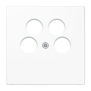 Jung Abdeckung alpinweiß für 4L-SAT-TV-Dose LS 990-4 SAT2 WW – Bild 1