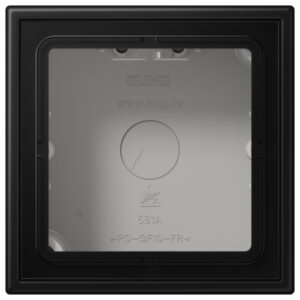 Jung Aufputz-Kappe mit Rahmen 1fach LS 581 A SWM – Bild 1