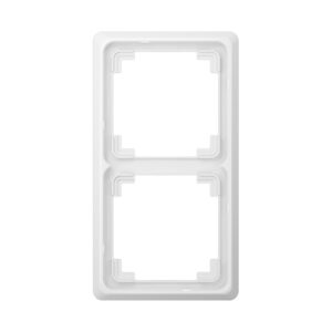 Jung Rahmen 2-fach alpinweiß waage/senkrecht CDP 582 WW – Bild 1