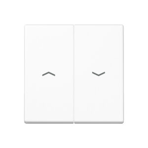 Jung Wippe Symbole Pfeile 2-f alpinweiß A 595 BF P WW – Bild 1