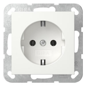 Gira SCHUKO-Steckdose 16A System 55 reinweiss glänzend-Nachfolger zu 018803 – Bild 1