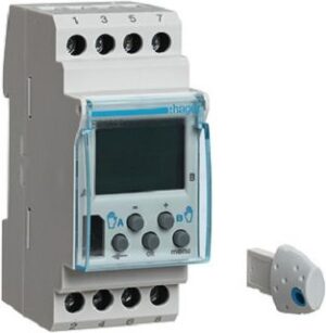 Hager Wochenschaltuhr 2W/16A 2PLE digital EG203E – Bild 1