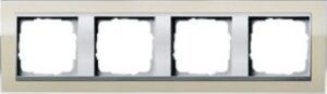 Gira Abdeckrahmen 4-fach Event klar sand Einsatz alu 0214776 – Bild 1