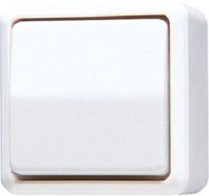 Jung Wippschalter AP600 Kreuz alpinweiss 607AWW – Bild 1