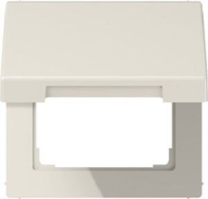 Jung Klappdeckel mit Rückstellfür  Serie LS weiss LS990KL – Bild 1