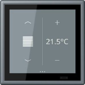Jung KNX Raumcontroller LS TOUCH Serie LS, gris 59 LC459D1S251 – Bild 1