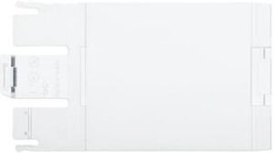 Busch-Jaeger Beschrift.träger Aussen Außenstation Ersatzteil, weiß 83161 – Bild 1