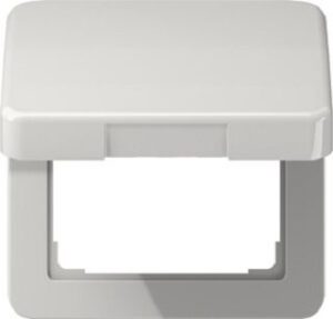 Jung Klappdeckel CD500 für Std.mit Abd.50x50 lichtgrau CD590BFKLLG – Bild 1