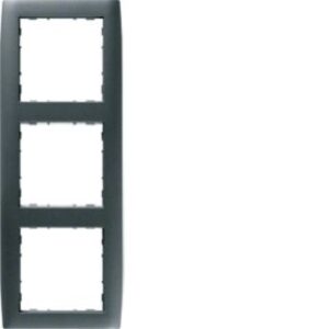 Hager Rahmen 3-fach STIL anthrazit WYR237 – Bild 1