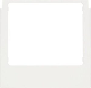 Berker Rahmen eckig polarweiß 13197009 – Bild 1