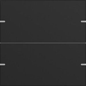 Gira Wippenset 2-fach Tastensor 4 TS4 Schwarz matt lackiert 5022905 – Bild 1