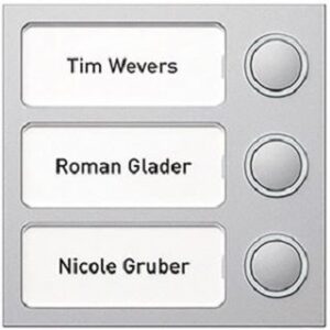 Ritto Tastenmodul 3 Tasten silber 1875320 – Bild 1