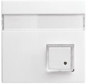 Busch-Jaeger Zentralscheibe Info-Light 1-fach Busch-balance SI alpinweiss 1571CN-914 – Bild 1