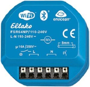 Eltako Funkaktor Stromstoß-Schaltrelais 16 A, nicht potenzialfrei FSR64NP/110-240V – Bild 1