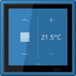 Jung KNX Raumcontroller LS TOUCH Serie LS, bleu céruléen 31 LC459D1S211 – Bild 1