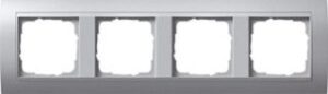 Gira Abdeckrahmen 4-fach EVENT alu Einsatz alu 021436 – Bild 1