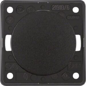 Berker Wippschalter schwarz glänzend 936562510 – Bild 1