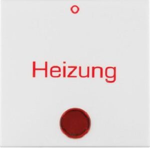 Berker Wippe mit Linse Heizung polarweiß glänzend 16218999 – Bild 1