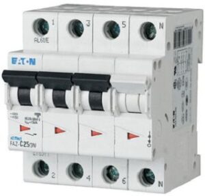 Eaton (Moeller) Leitungsschutzschalter C 40A, 3p+N FAZ-C40/3N – Bild 1