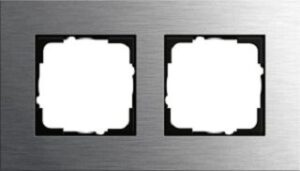 Gira 2-fach Abdeckrahmen Esprit Edelstahl 0212219 – Bild 1