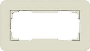 Gira Abdeckrahmen 2-fach ohne Mittelsteg E3 Sand/Anthrazit 1002427 – Bild 1