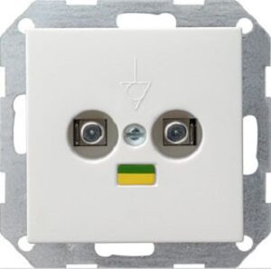 Gira Potentialausgleich-Dose 2-fach System 55 reinweiss 040527 – Bild 1