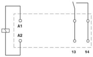 Phoenix Contact Miniaturrelais steckbar Leistungskontakt 16A REL-MR-24DC/1IC – Bild 1