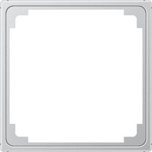 Jung Zwischenrahmen 1-fach A 500 aluminium Abdeckung 50x50mm A590ZAL – Bild 1