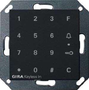 Gira Keyless In Codetastatur System 55 Schwarz matt 2605005 – Bild 1