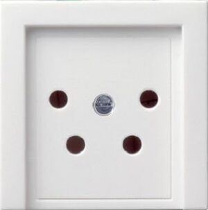 Gira Abdeckung für KPN Anschlussdose System 55 reinweiss glänzend 027903 – Bild 1