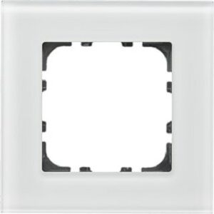 MDT Glasrahmen 1-fach 92x92mm weiß BE-GTR1W.01 – Bild 1