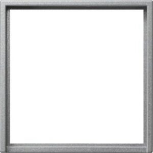 Gira Zwischenplatte 50x50mm System 55 alu 028226 – Bild 1